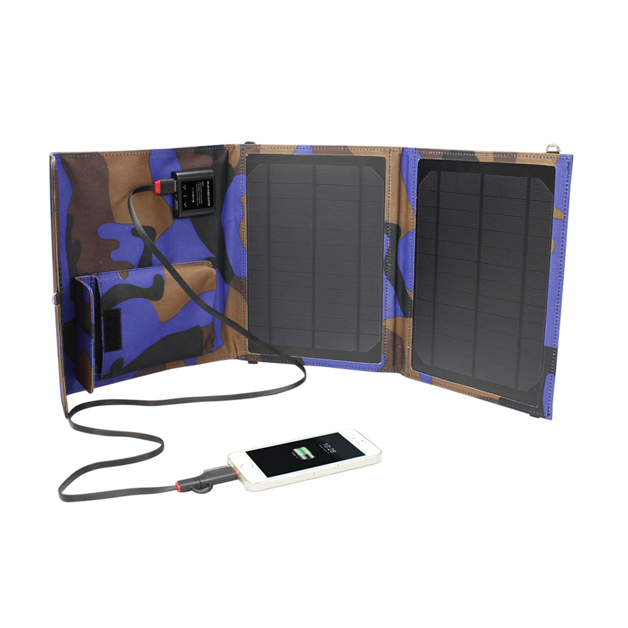 10w 2-panel Folding Solar Charger