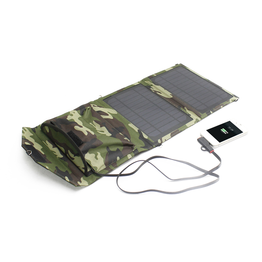 7w 2-panel Folding Solar Charger